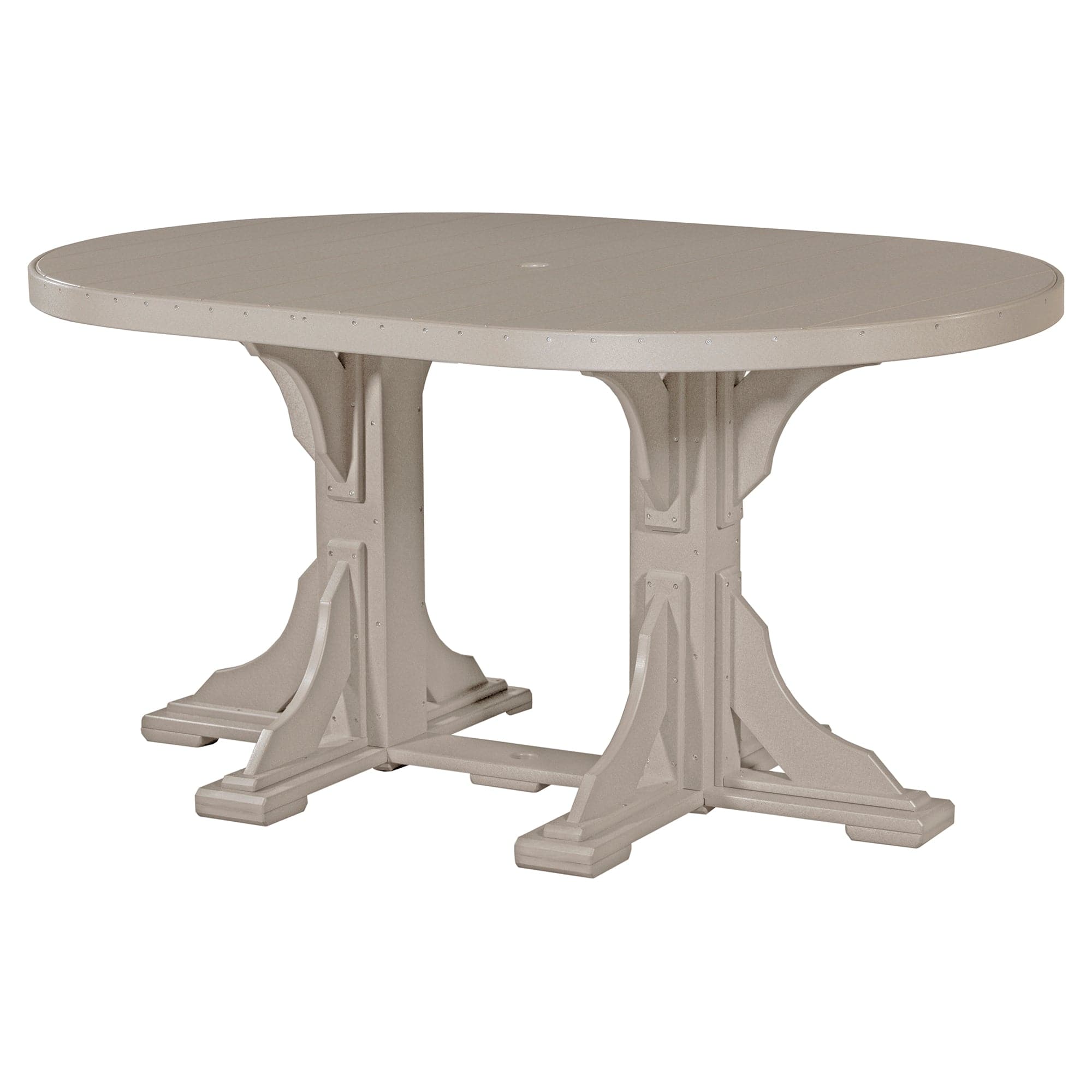 Luxcraft Poly Lumber Oval Counter-Height Dining Table