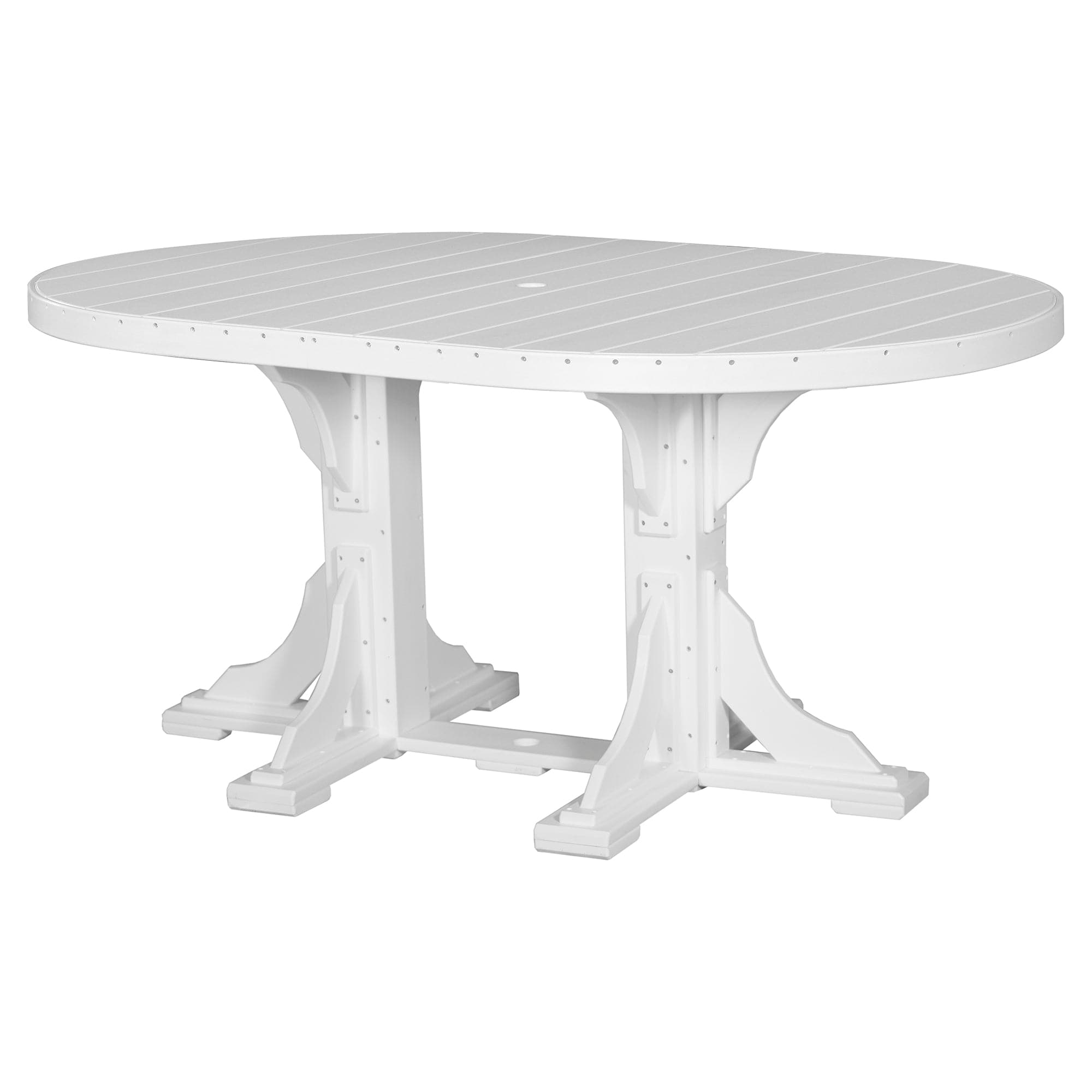 Luxcraft Poly Lumber Oval Counter-Height Dining Table