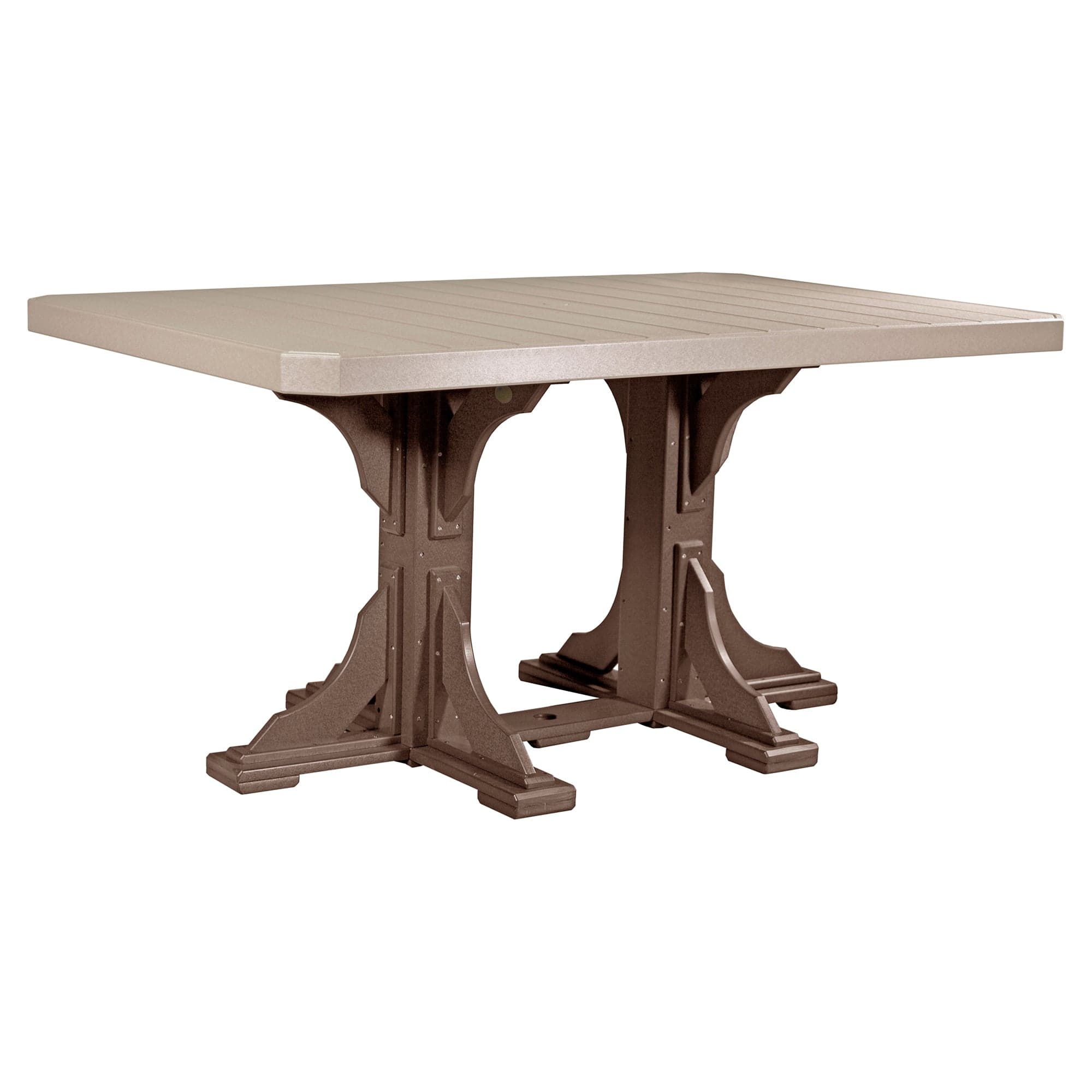 Luxcraft Rectangular Poly Counter-Height Dining Table