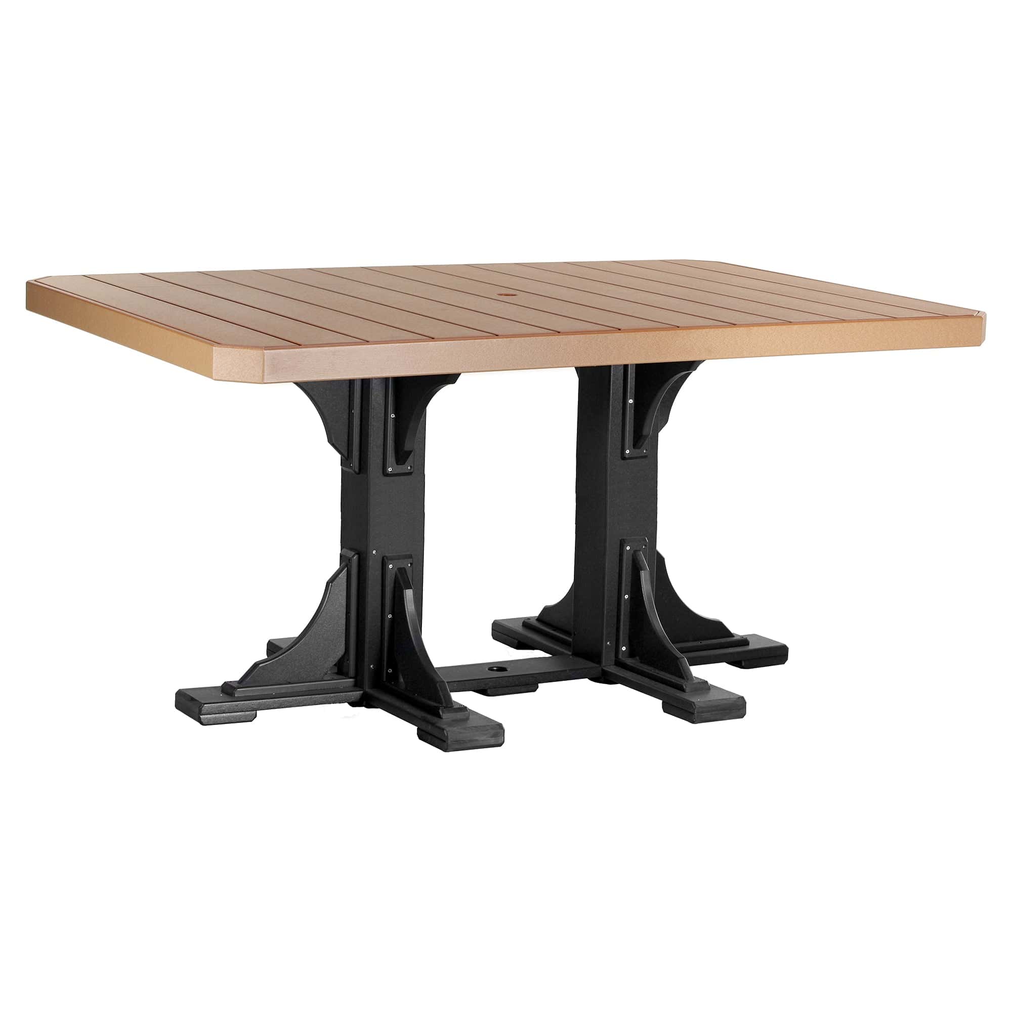 Luxcraft Rectangular Poly Bar-Height Dining Table