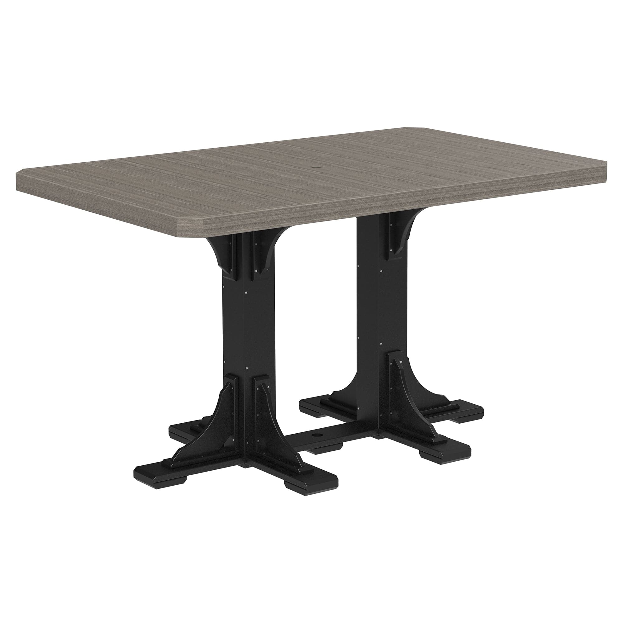Luxcraft Rectangular Poly Bar-Height Dining Table