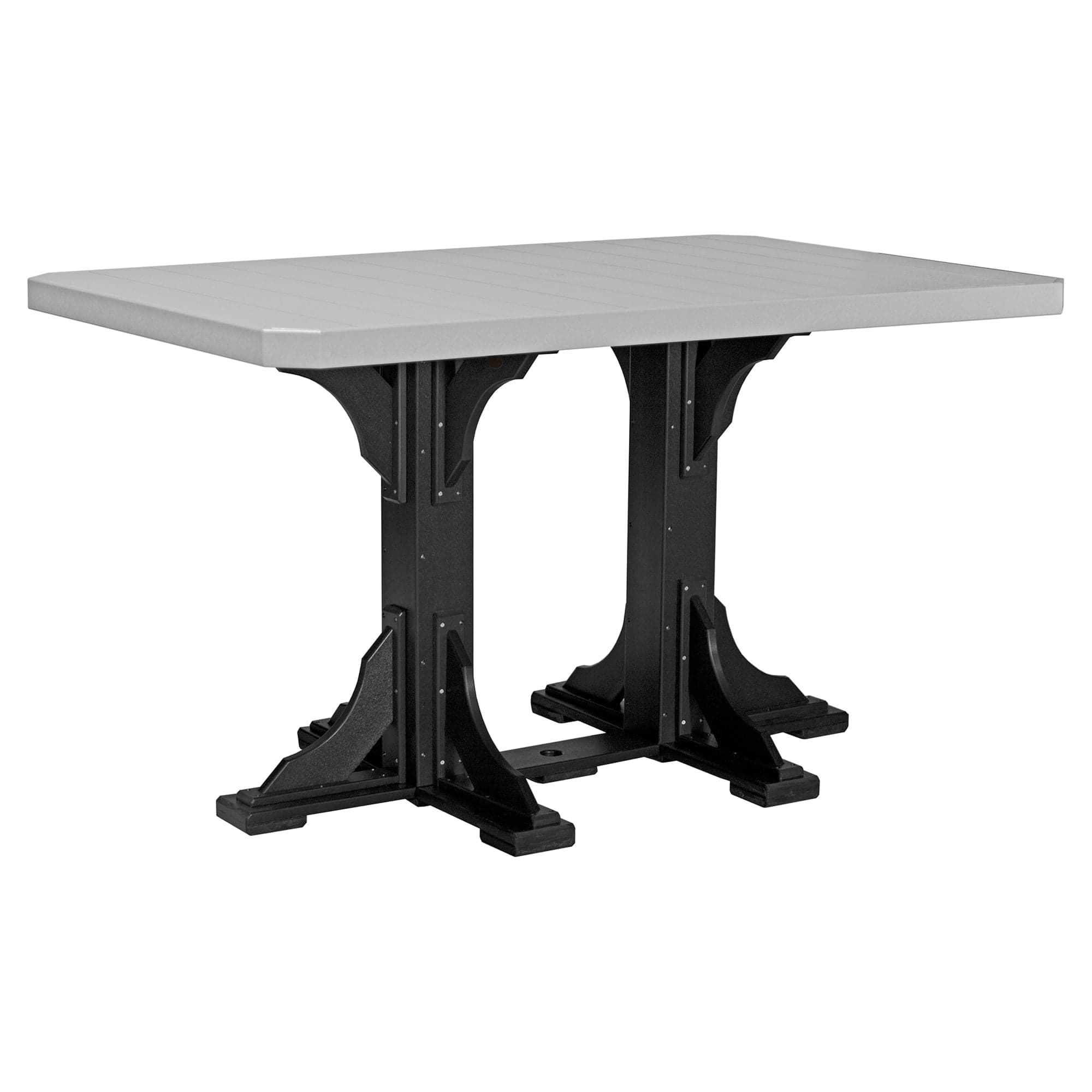 Luxcraft Rectangular Poly Bar-Height Dining Table