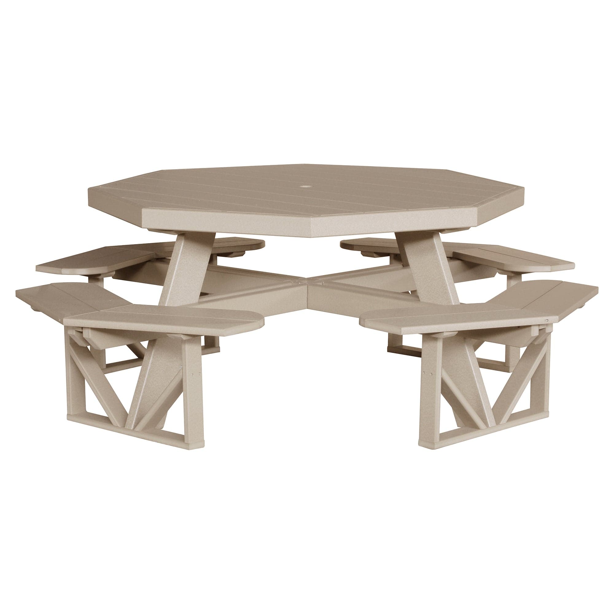 Luxcraft Poly Composite Octagon Picnic Table