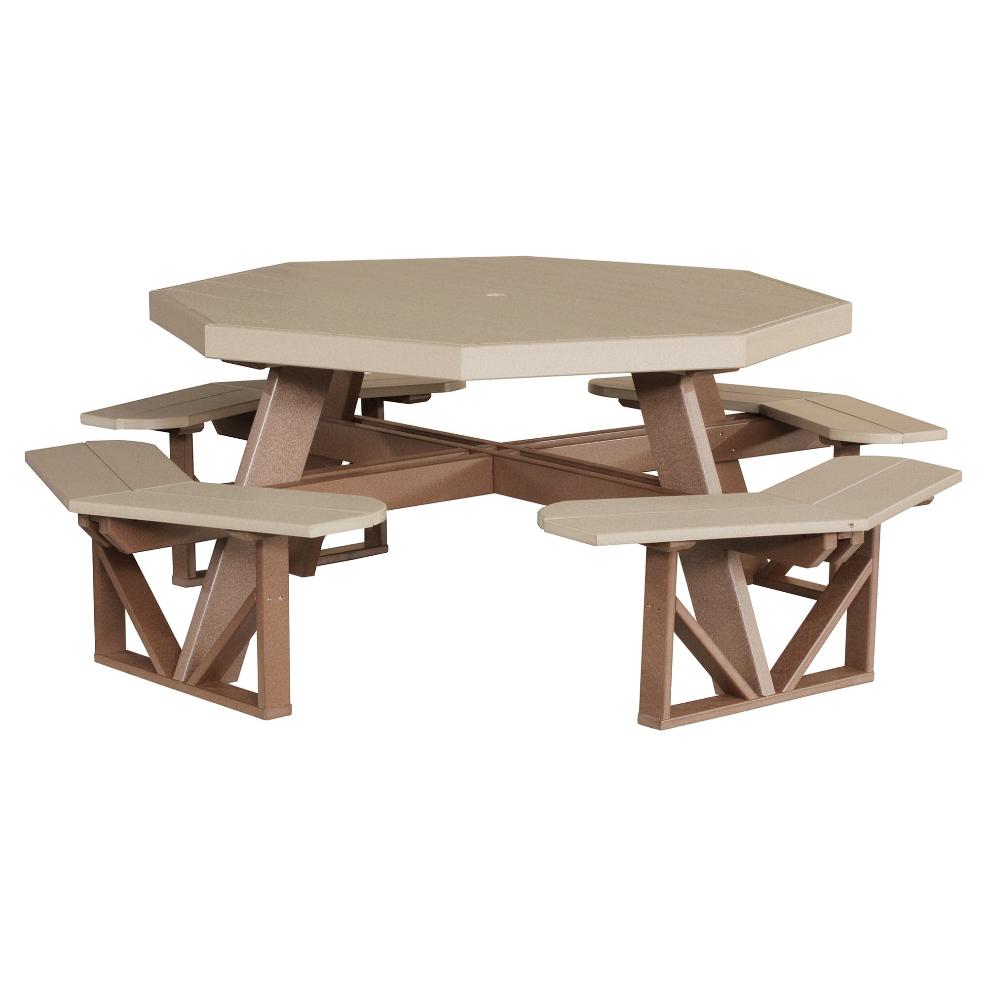 Luxcraft Poly Composite Octagon Picnic Table