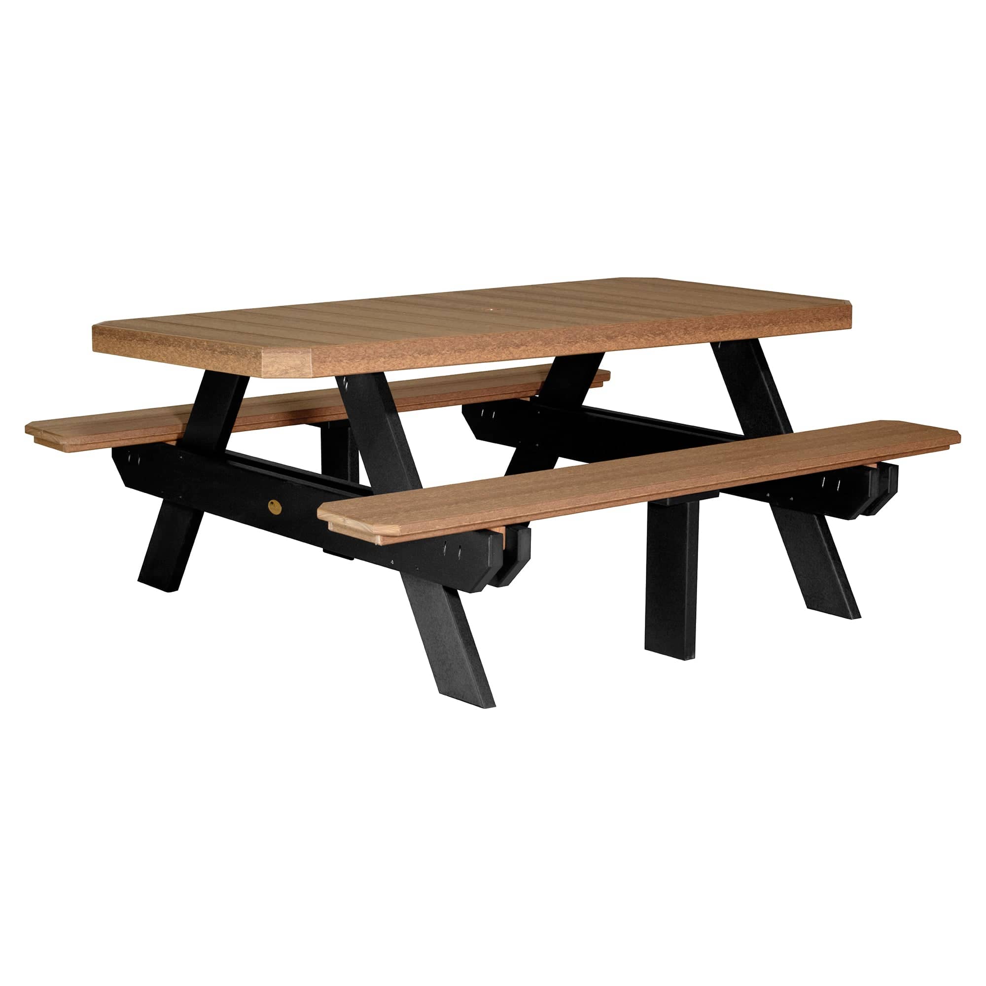 Luxcraft Poly Lumber Rectangular Picnic Table