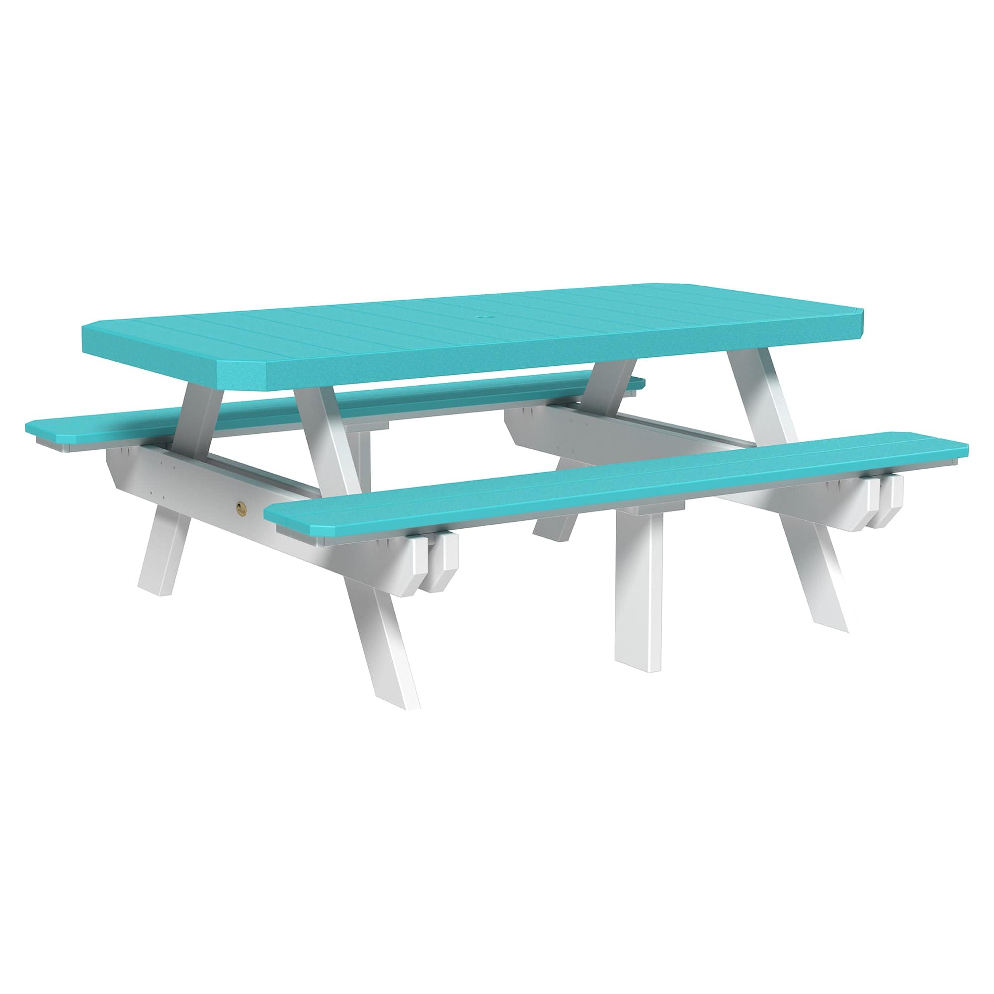 Luxcraft Poly Lumber Rectangular Picnic Table
