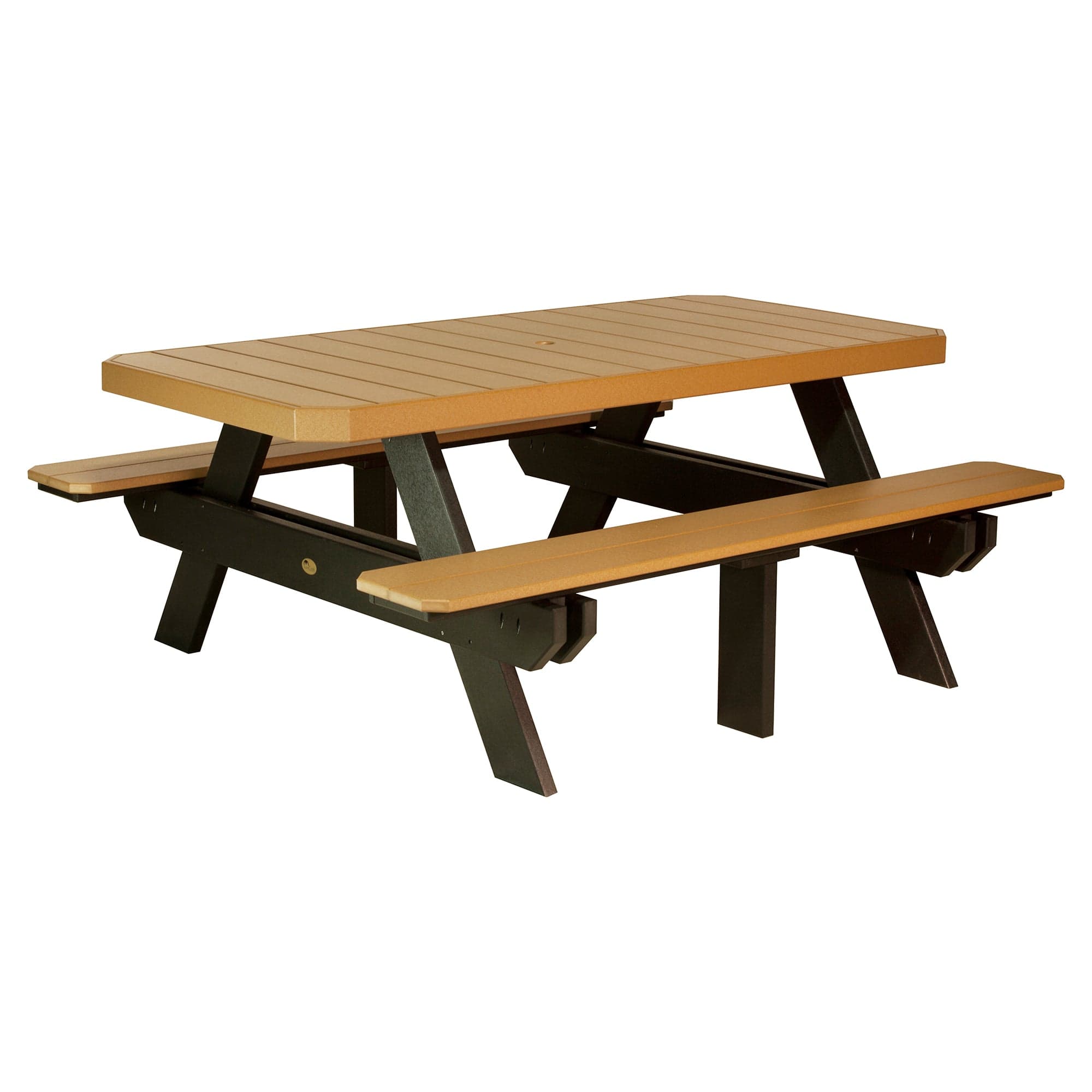 Luxcraft Poly Lumber Rectangular Picnic Table