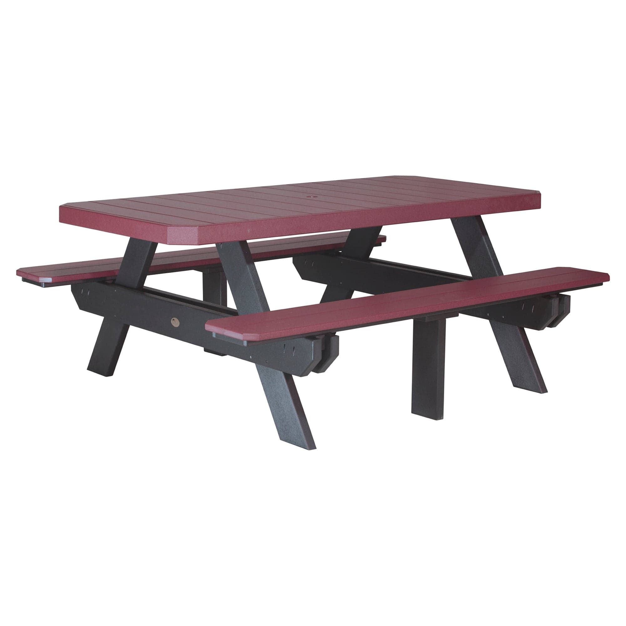 Luxcraft Poly Lumber Rectangular Picnic Table