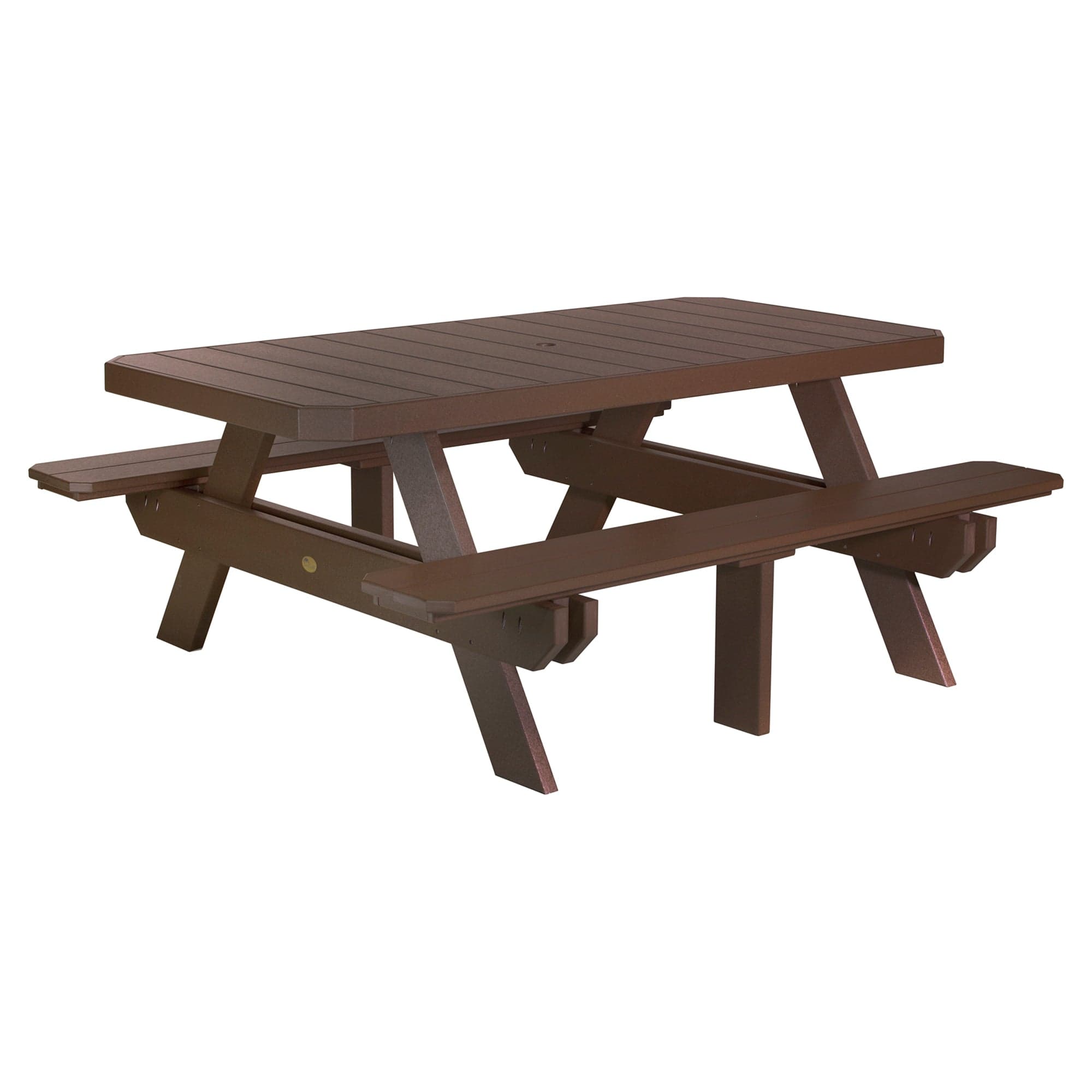 Luxcraft Poly Lumber Rectangular Picnic Table