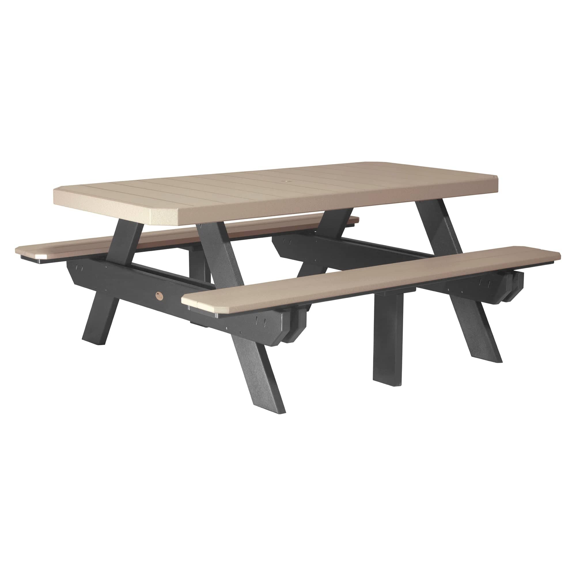 Luxcraft Poly Lumber Rectangular Picnic Table