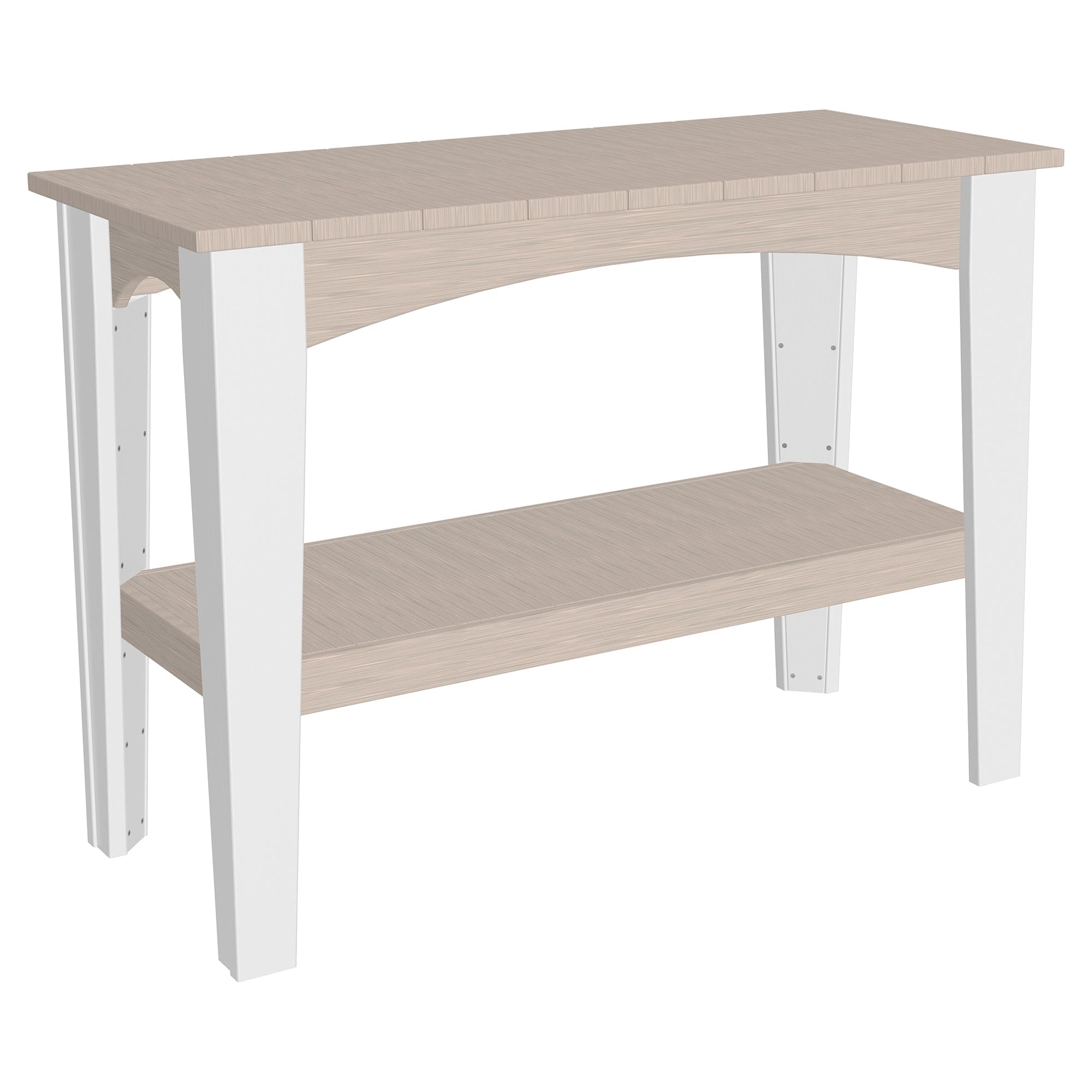 Luxcraft Poly Lumber Island Buffet Table