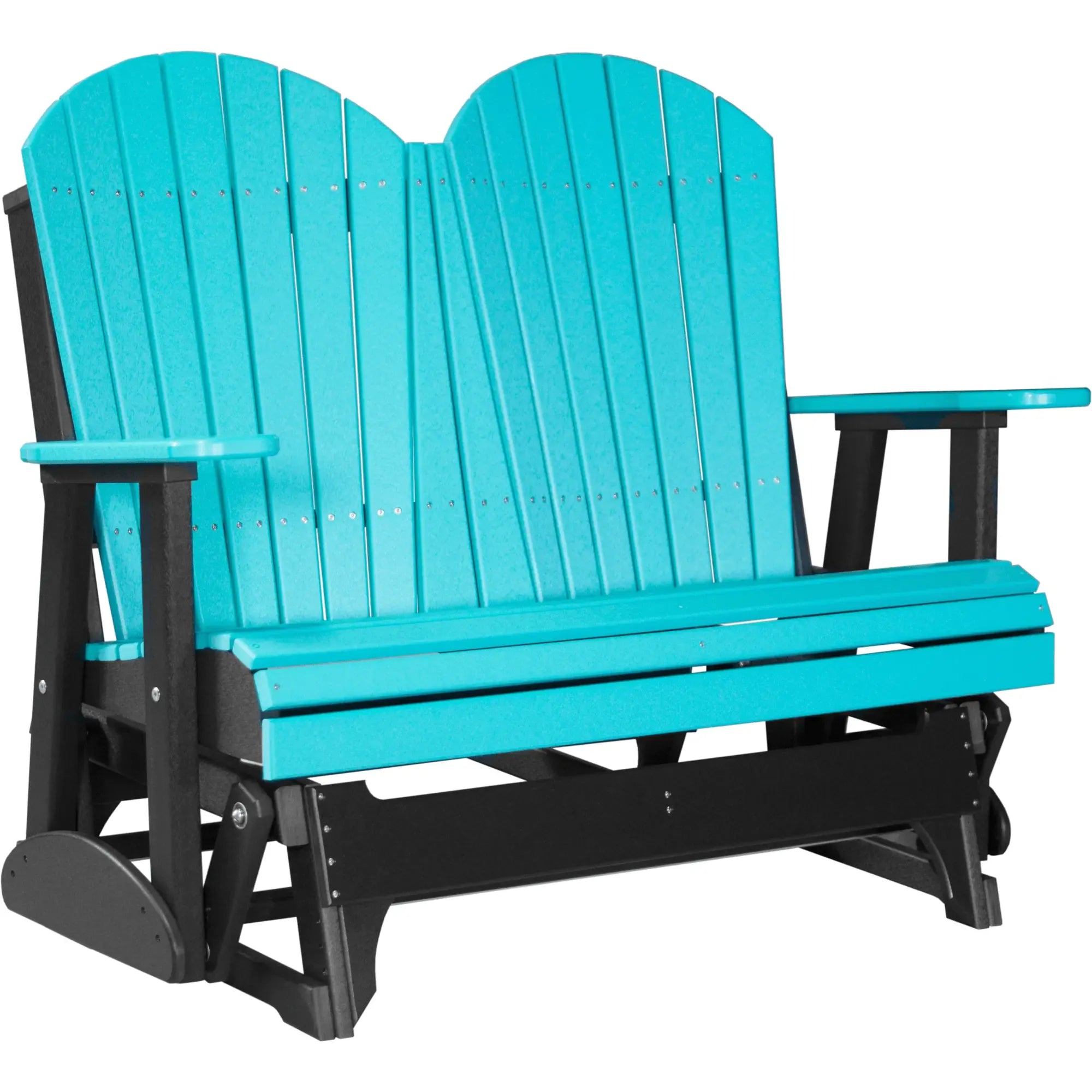 LuxCraft Adirondack 4-Foot Poly Composite Patio Glider