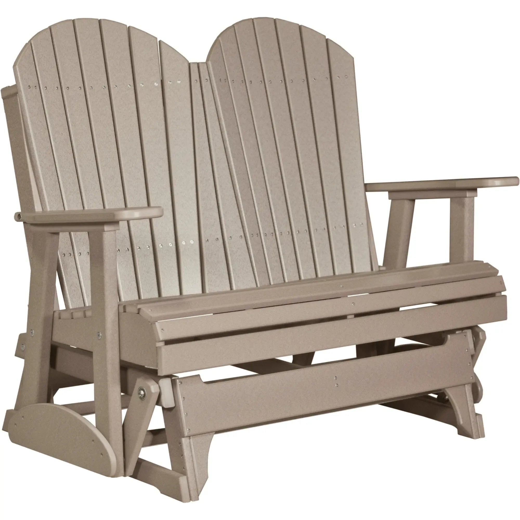 LuxCraft Adirondack 4-Foot Poly Composite Patio Glider