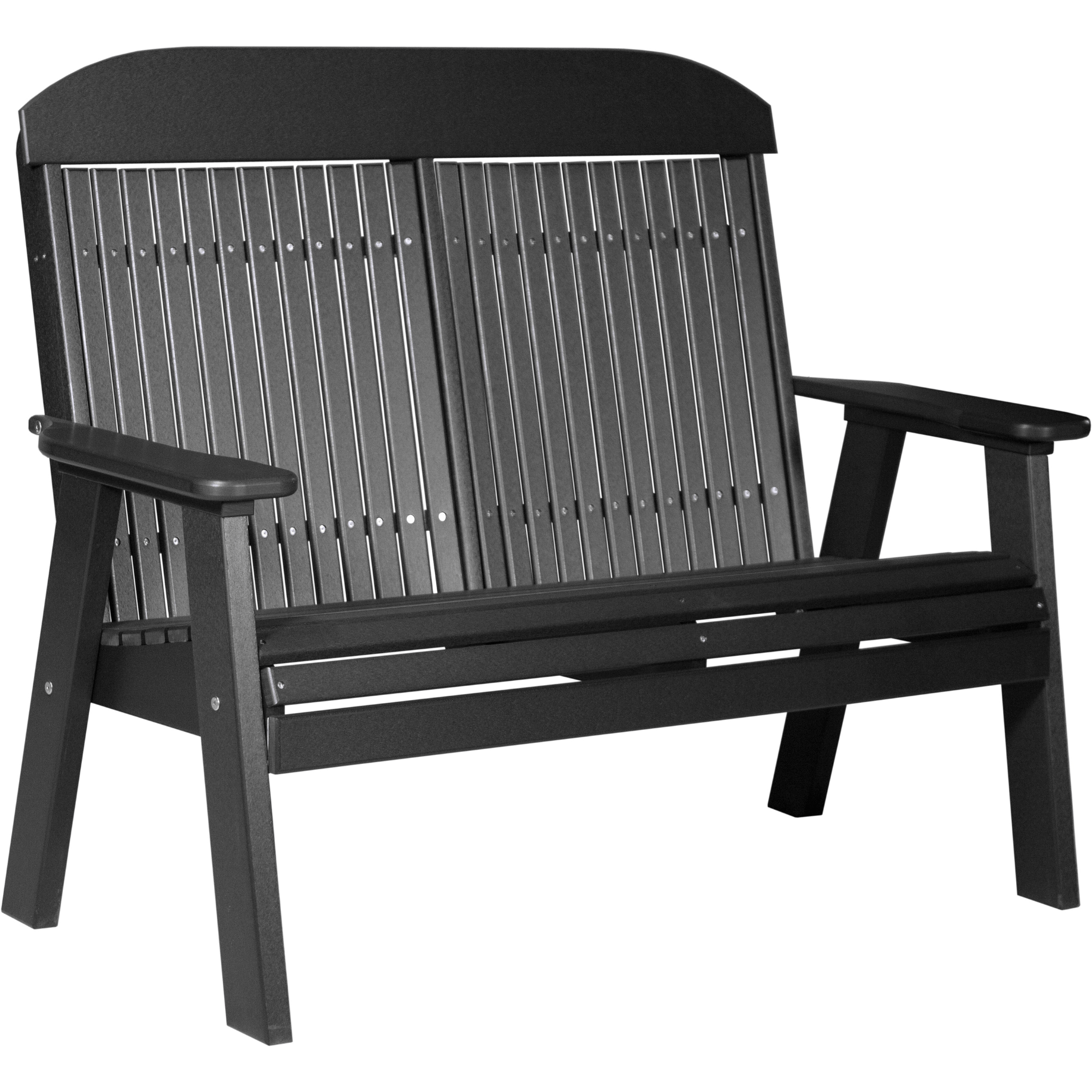 LuxCraft Poly Lumber 4-Foot Classic Outdoor Bench