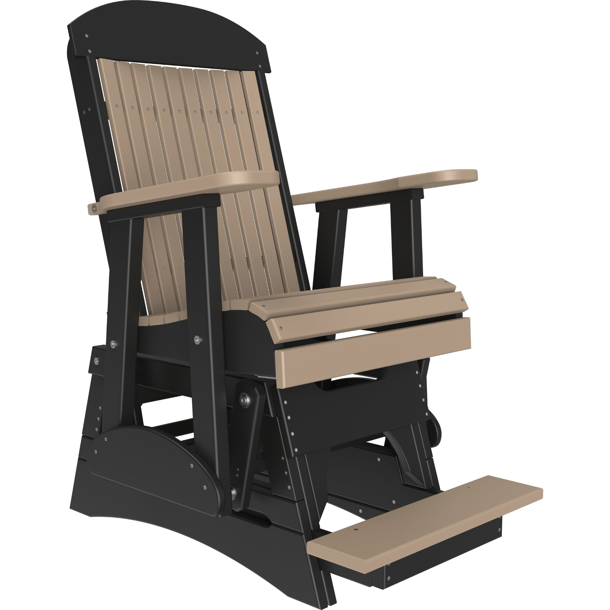 LuxCraft Classic Poly Composite Balcony Glider Chair