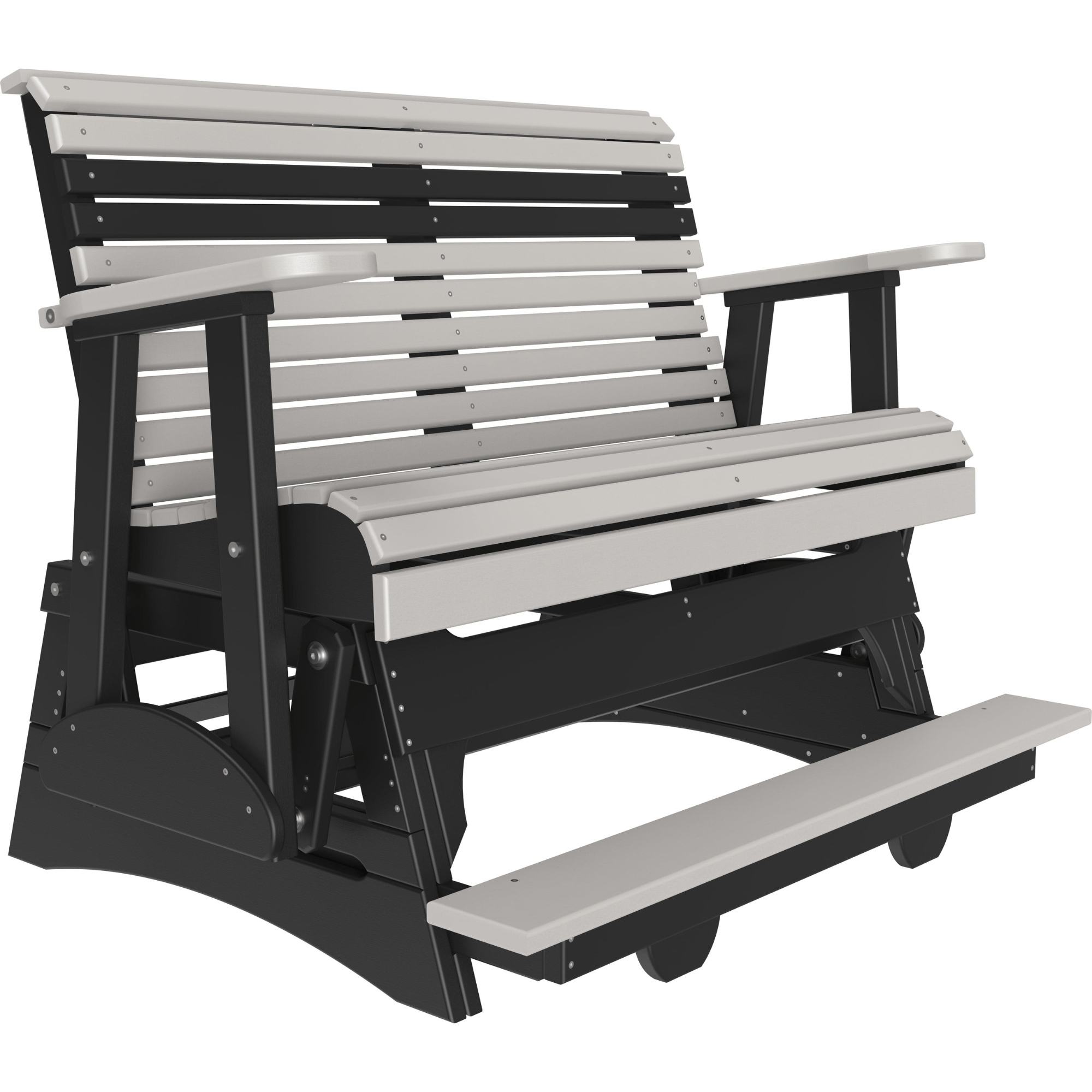 LuxCraft Rollback 4-Foot Poly Composite Balcony Patio Glider