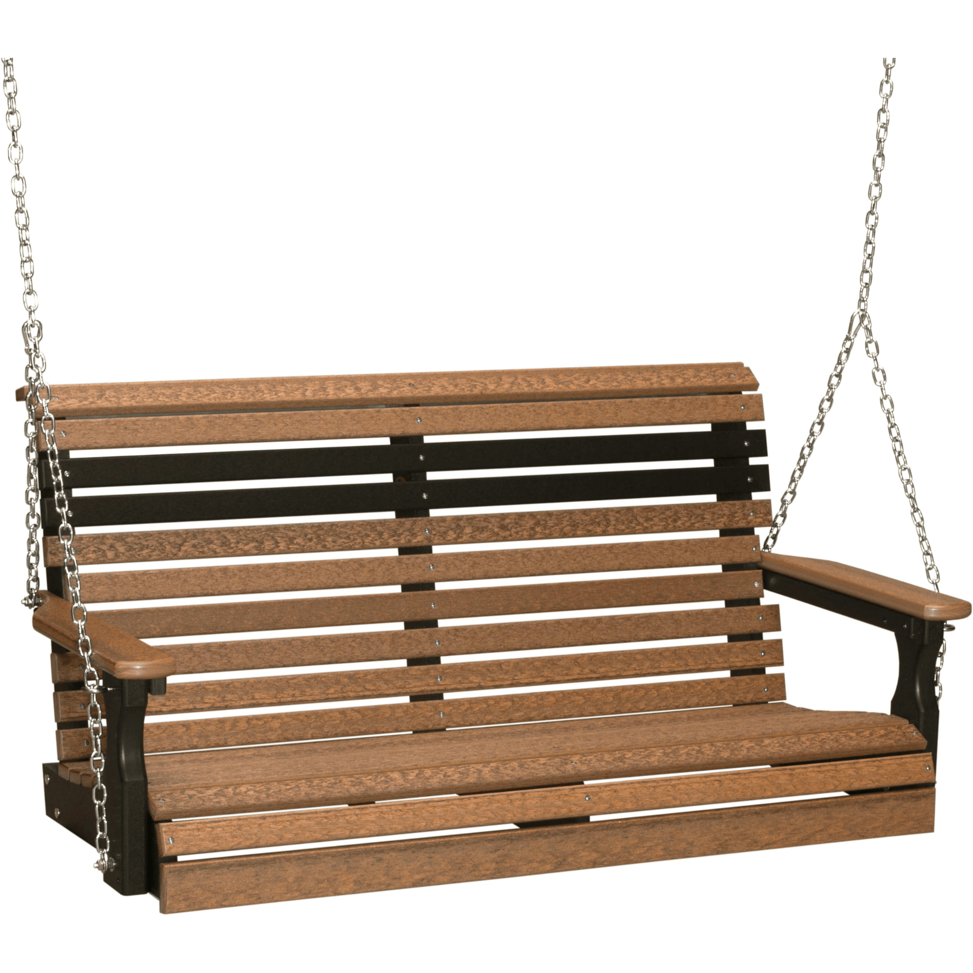LuxCraft Rollback 4-Foot Poly Composite Porch Swing