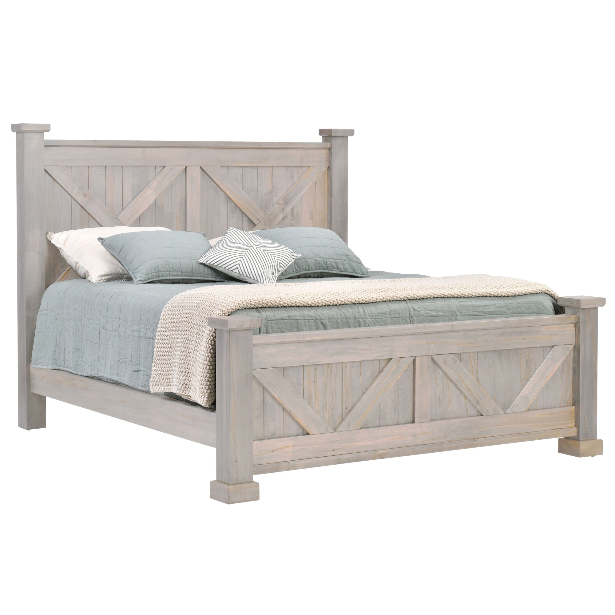 High Bank Woodworks Pendleton Maple Bed Frame