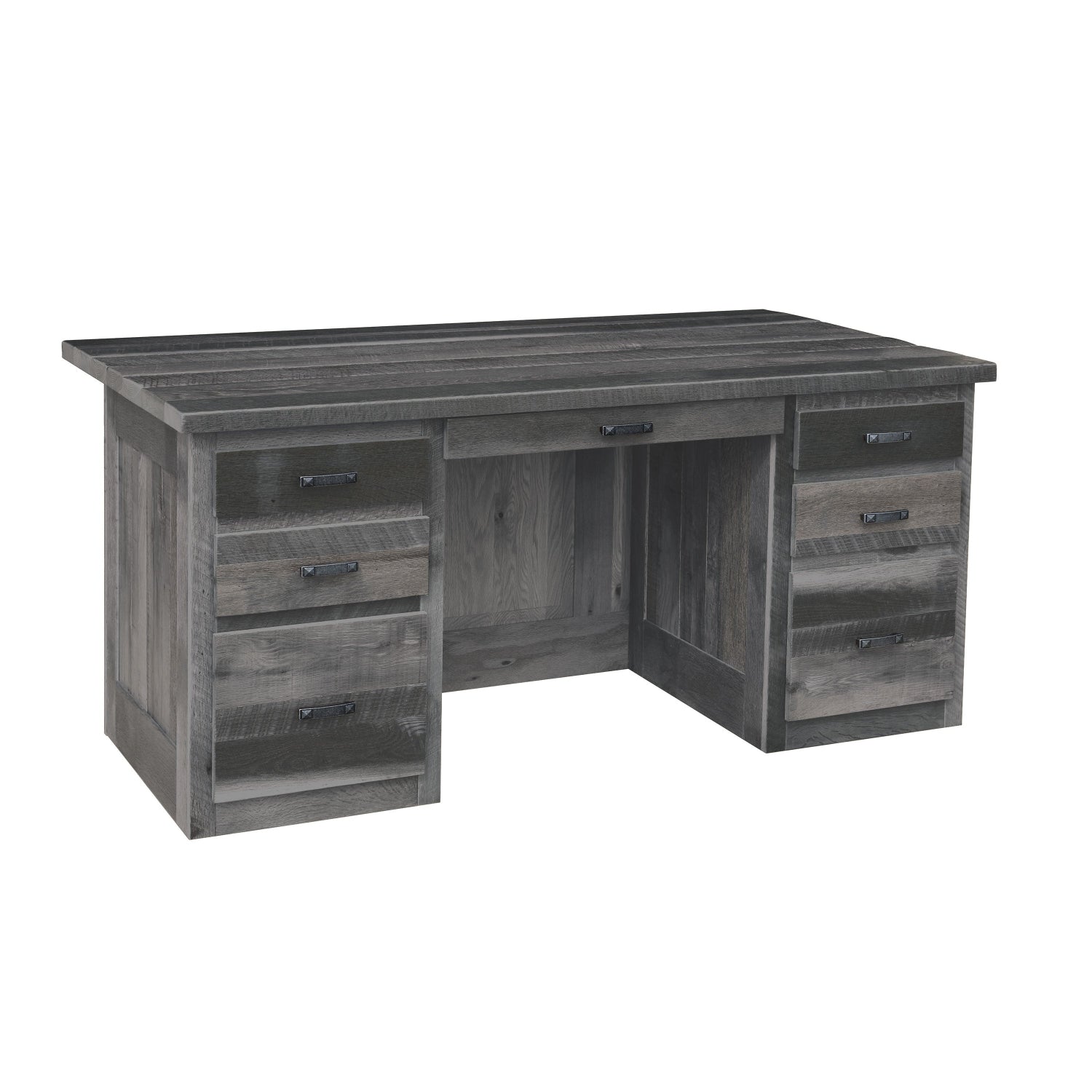 Legacy Estate Roscoe Reclaimed Barnwood Kneehole Desk