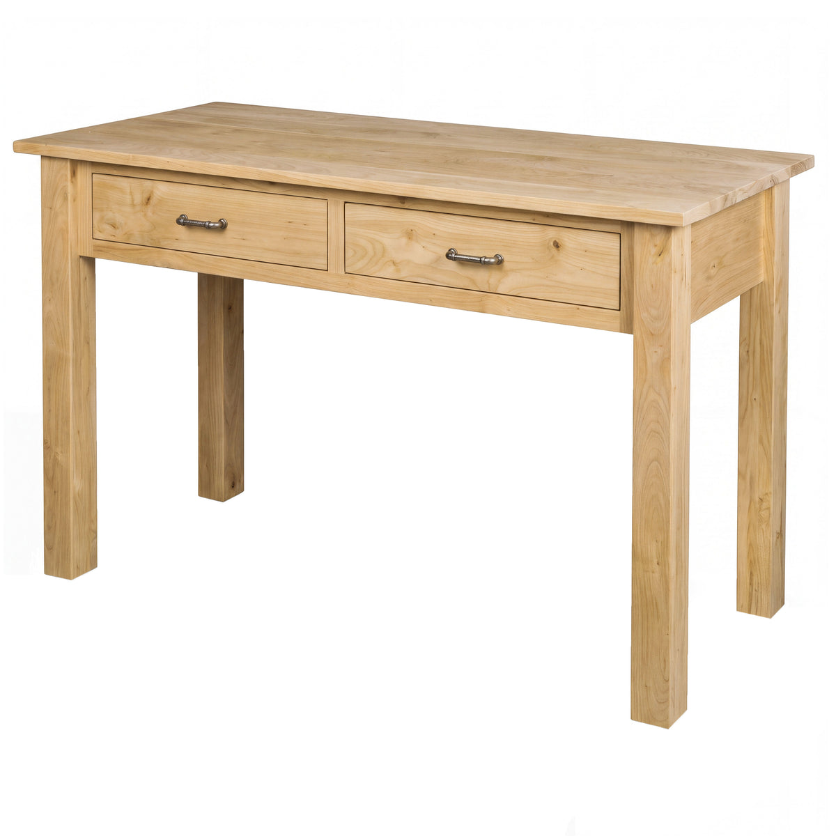 Larkspur Kitchen Island in unfinished hickory