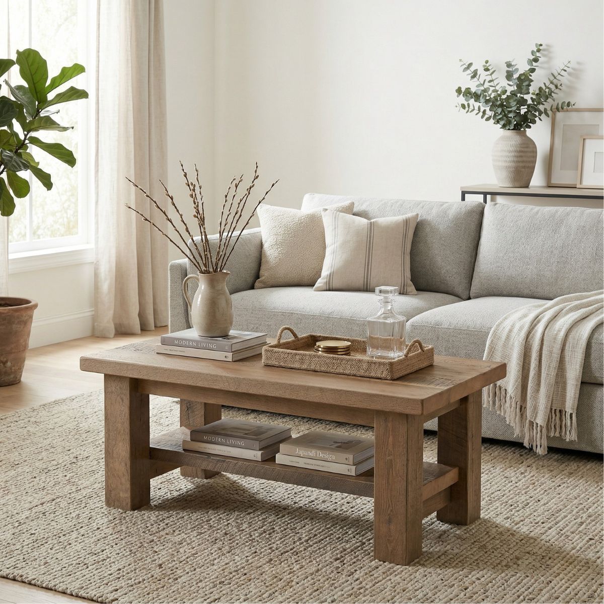 Legacy Estate Bedford Reclaimed Barnwood Coffee Table