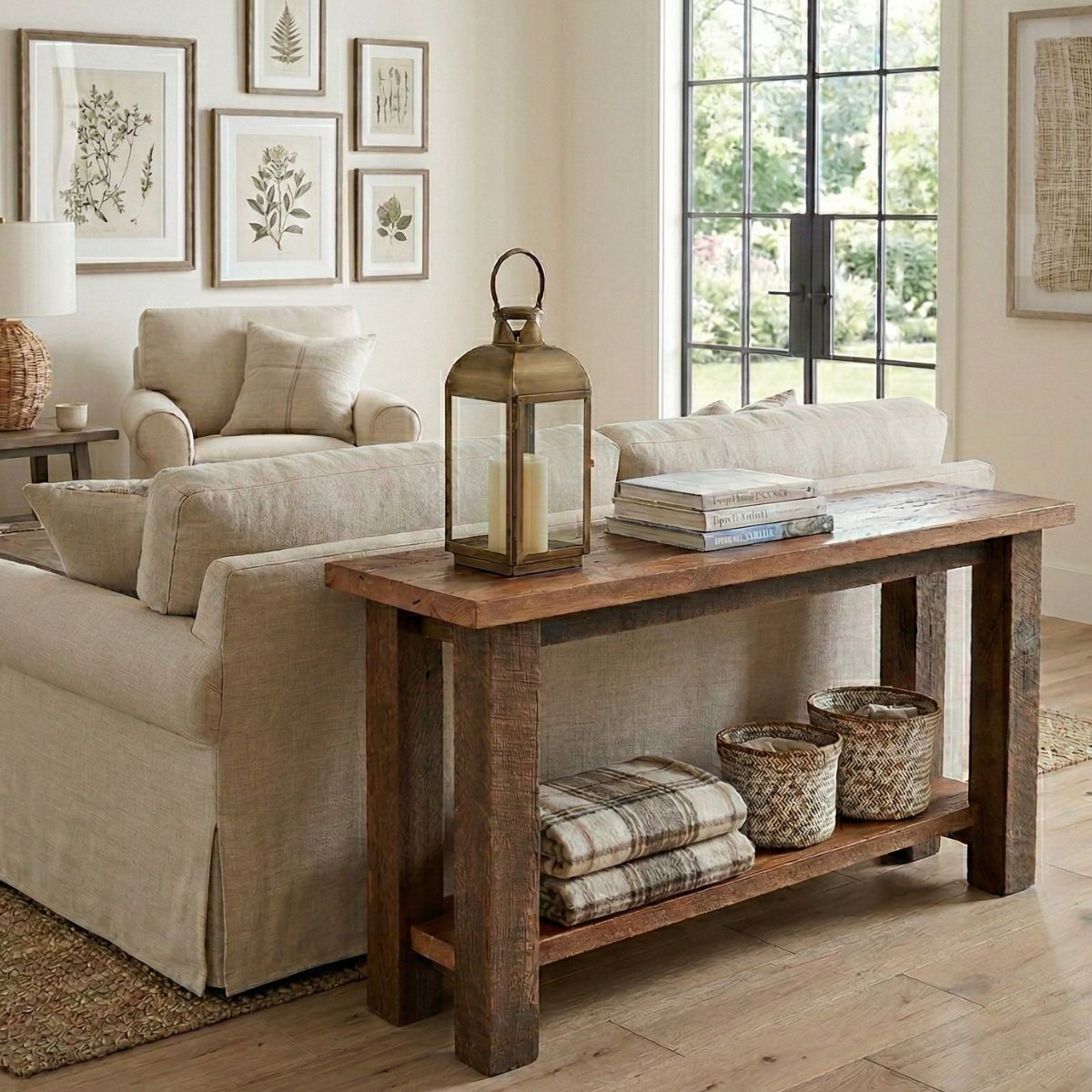 Legacy Estate Bedford Reclaimed Barnwood Sofa Table