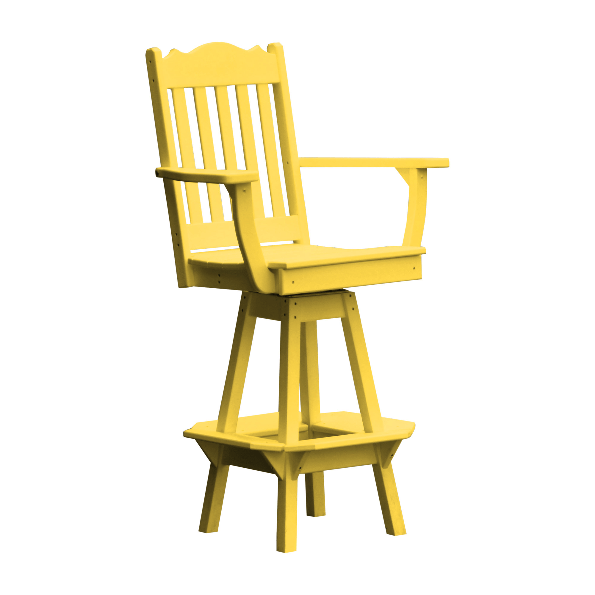 Keystone Amish Co. Royal Poly Swivel Bar Chair