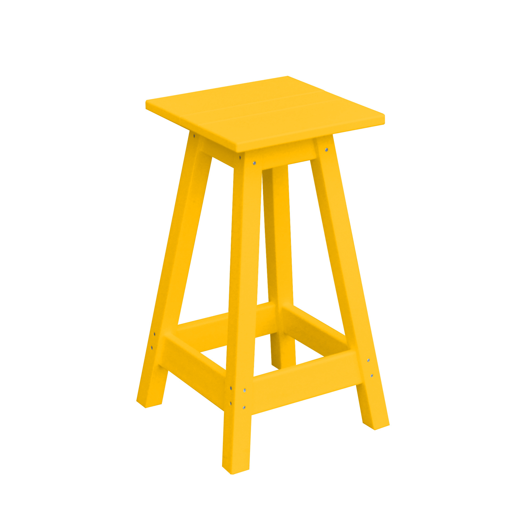 Keystone Amish Co. Square Poly Outdoor Counter Stool