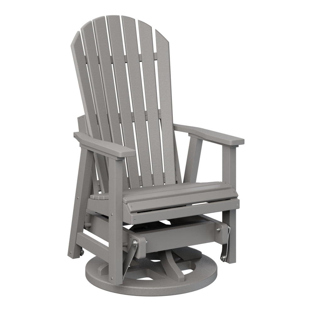 Berlin Gardens Comfo Back Poly Lumber Swivel Glider
