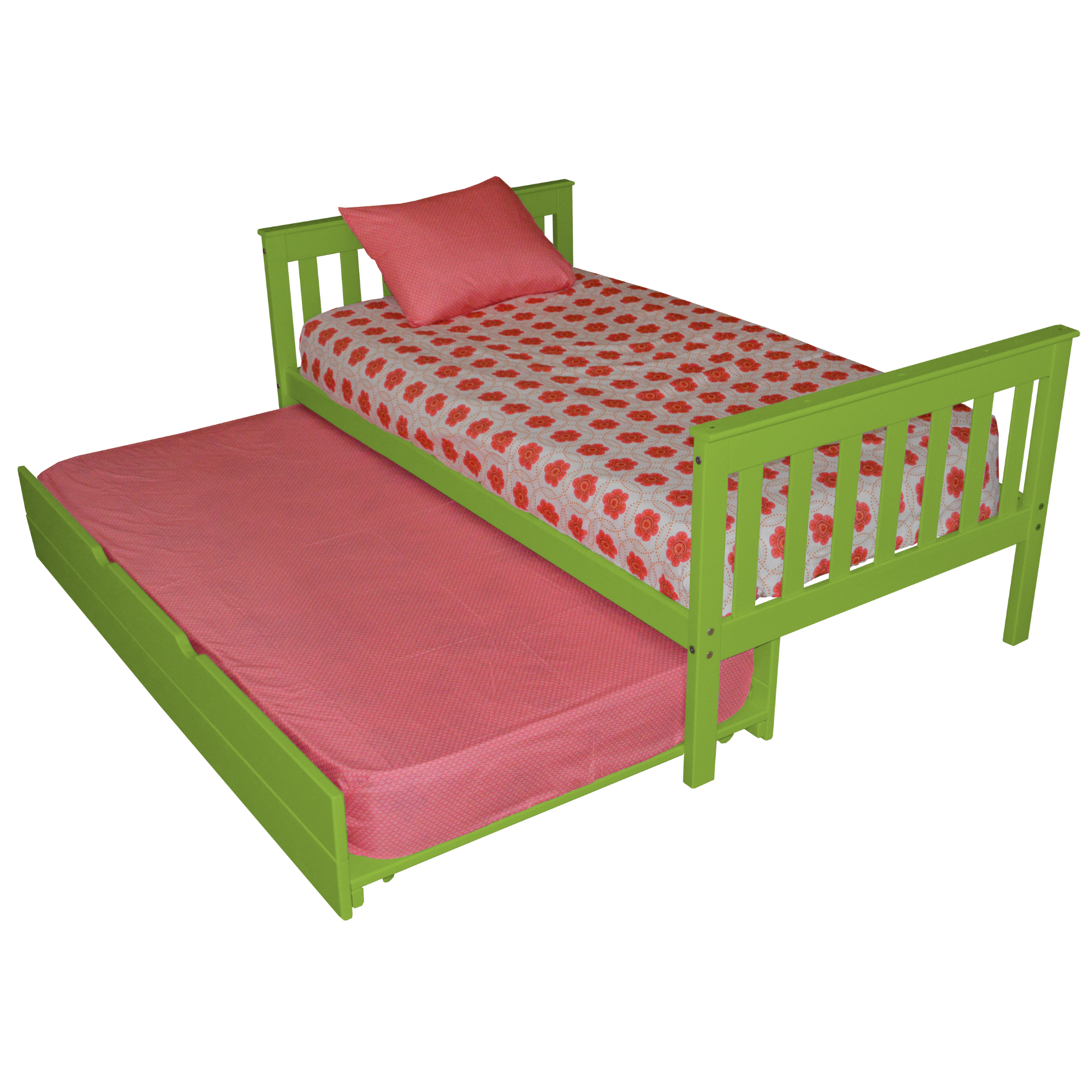 Versaloft Mission Amish Made Bed Frame with Trundle Unit