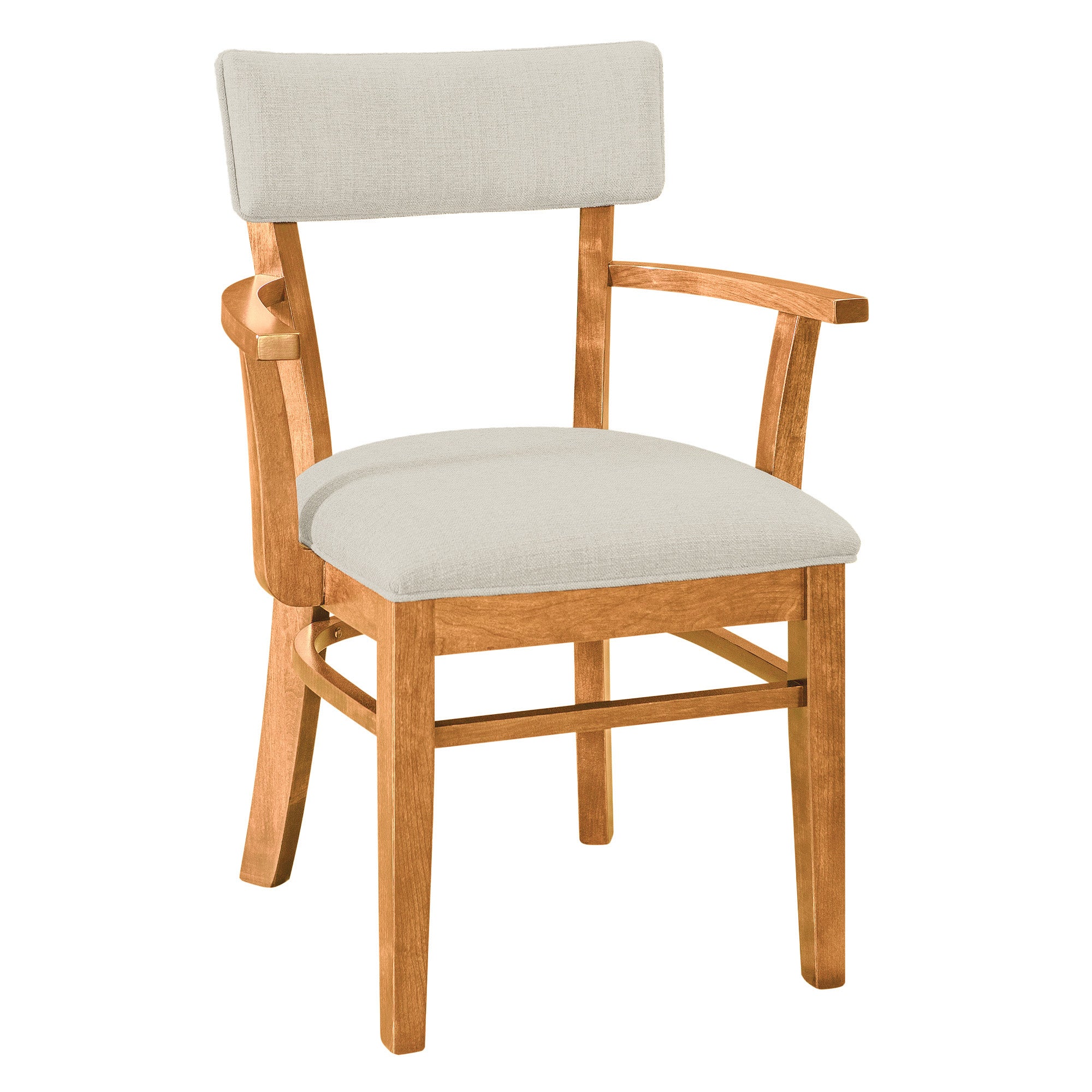 Hoosier Timbercraft Miller Upholstered Dining Arm Chair