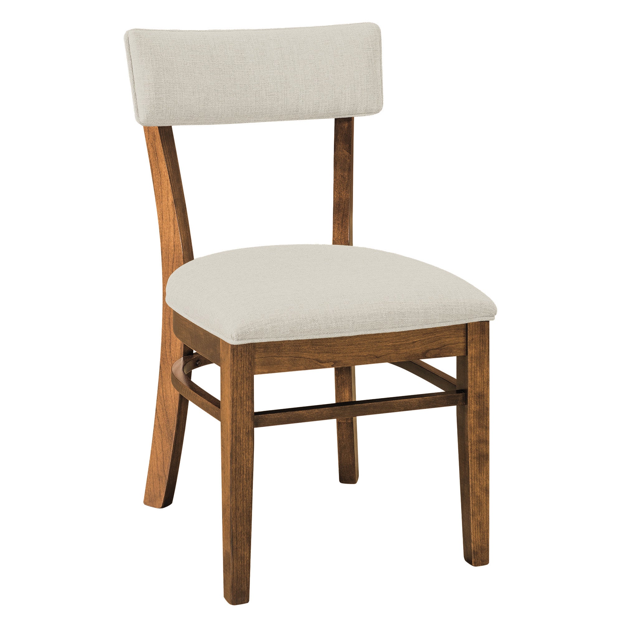 Miller Side Chair in Sealy Stain with Melody Fabric