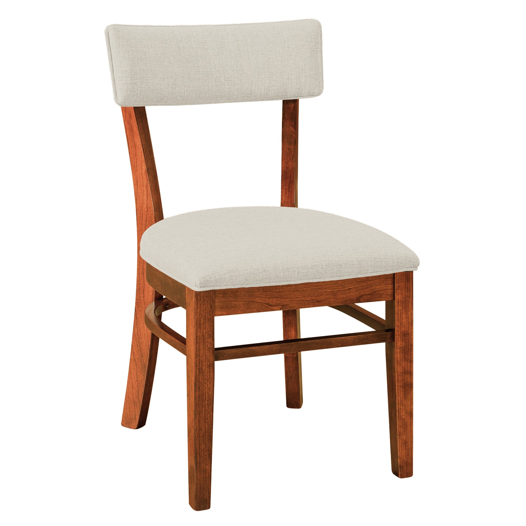 Miller Side Chair in Malaguania Stain with Melody Fabric