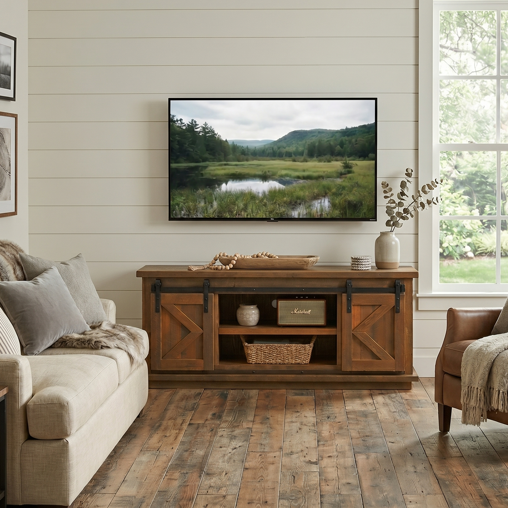 Legacy Estate Muskingum Reclaimed Barnwood TV Console