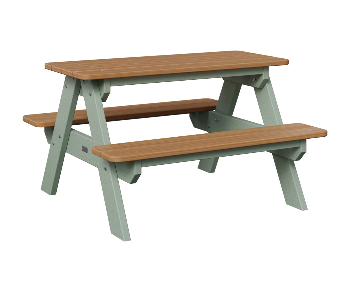 Berlin Gardens Kids Poly Lumber Rectangular Picnic Table