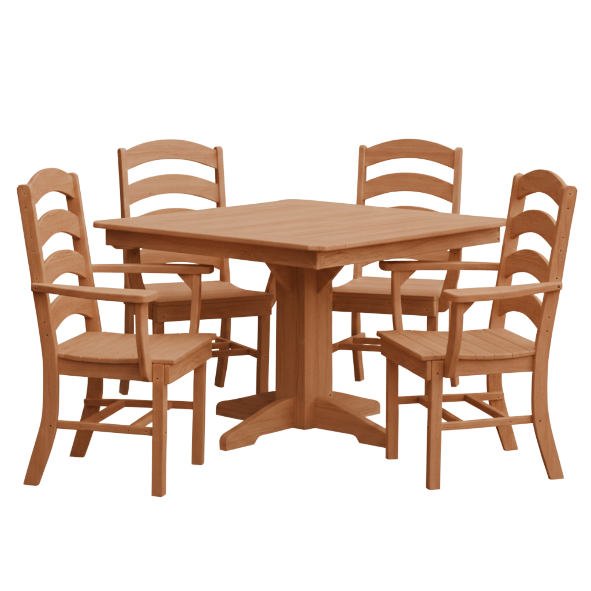 Keystone Amish Co. Josie 5-Piece Square Poly Outdoor Dining Set
