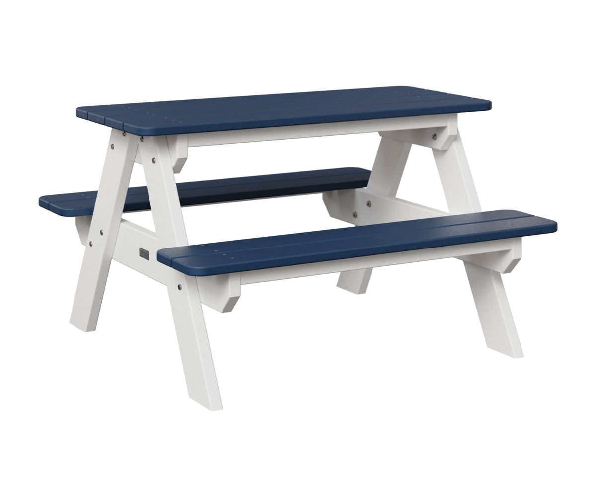 Berlin Gardens Kids Poly Lumber Rectangular Picnic Table