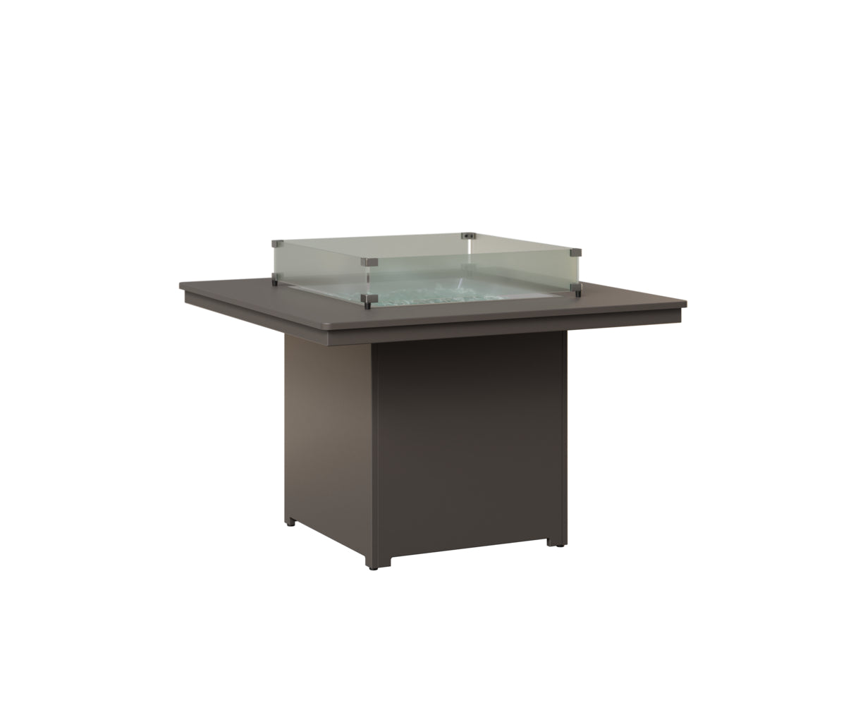 Berlin Gardens Numa Outdoor Poly Lumber Fire Pit Dining Height Table
