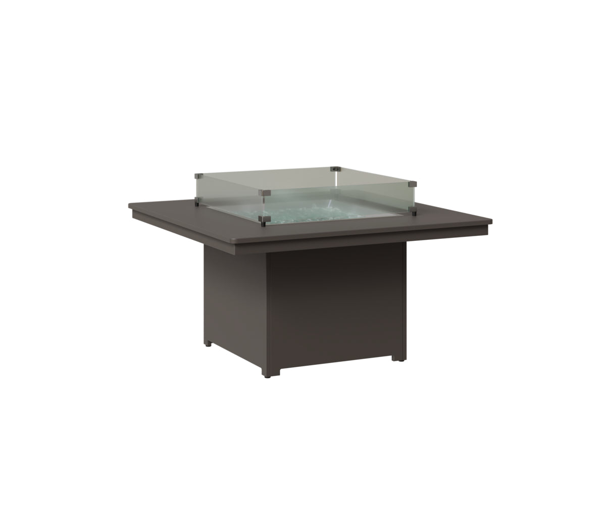 Berlin Gardens Numa Outdoor Poly Lumber Square Fire Pit Table
