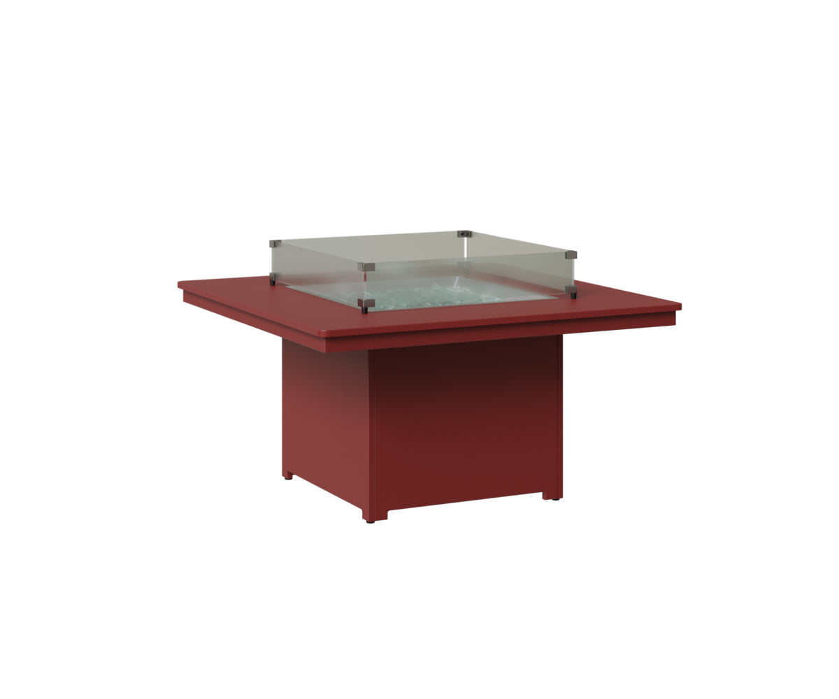 Berlin Gardens Numa Outdoor Poly Lumber Square Fire Pit Table