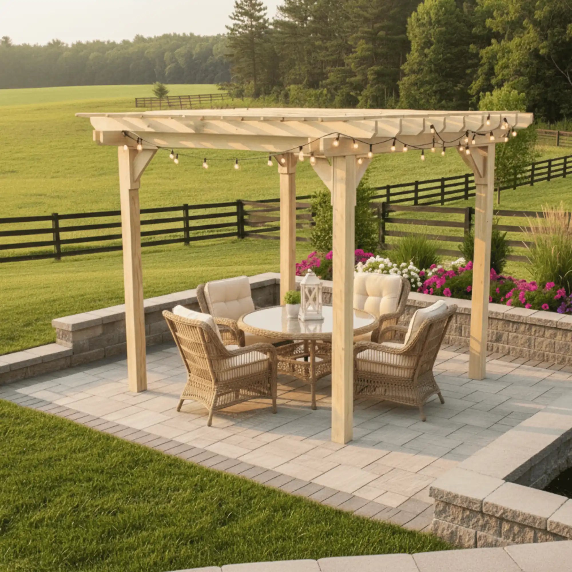 Keystone Amish Co. Pressure Treated Wood Pergola