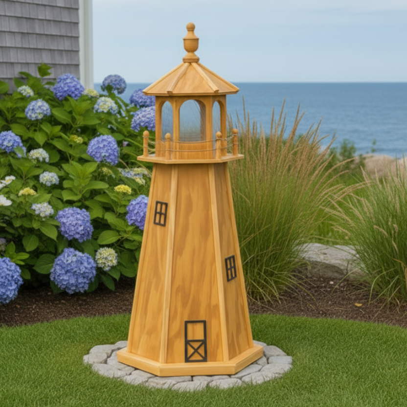 Heritage Lawncraft Pressure Treated Wood Decorative Lighthouse – Amish Lane