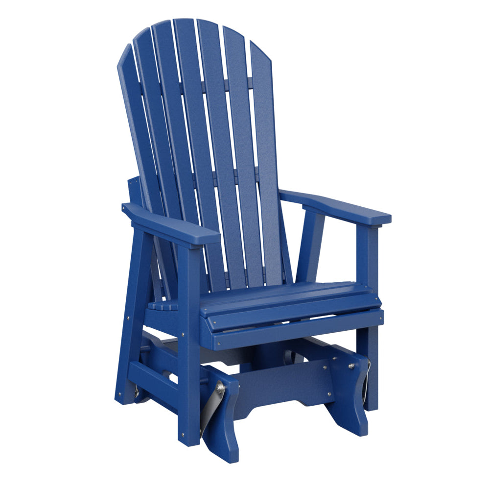 Berlin Gardens Comfo Back Poly Lumber Single Glider
