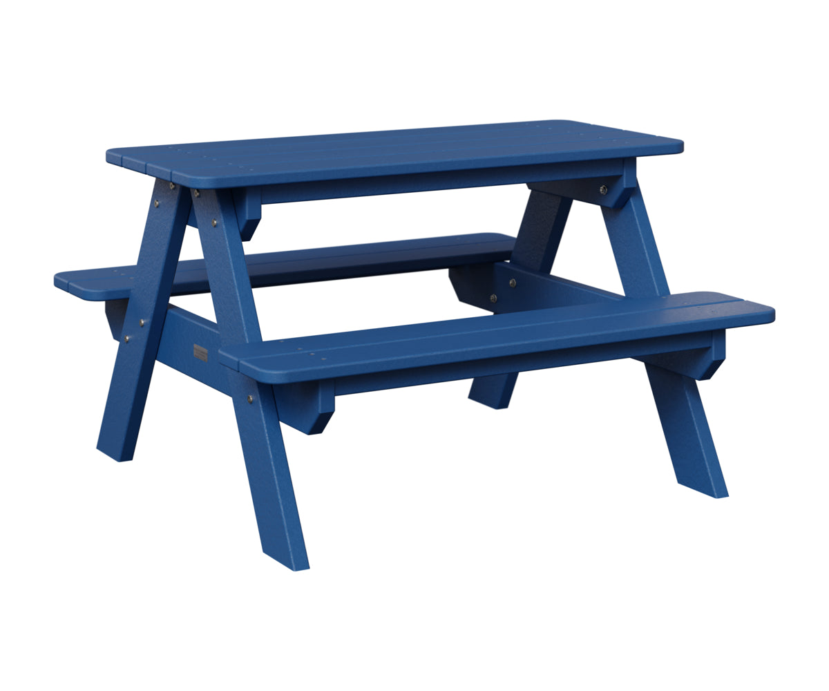 Berlin Gardens Kids Poly Lumber Rectangular Picnic Table