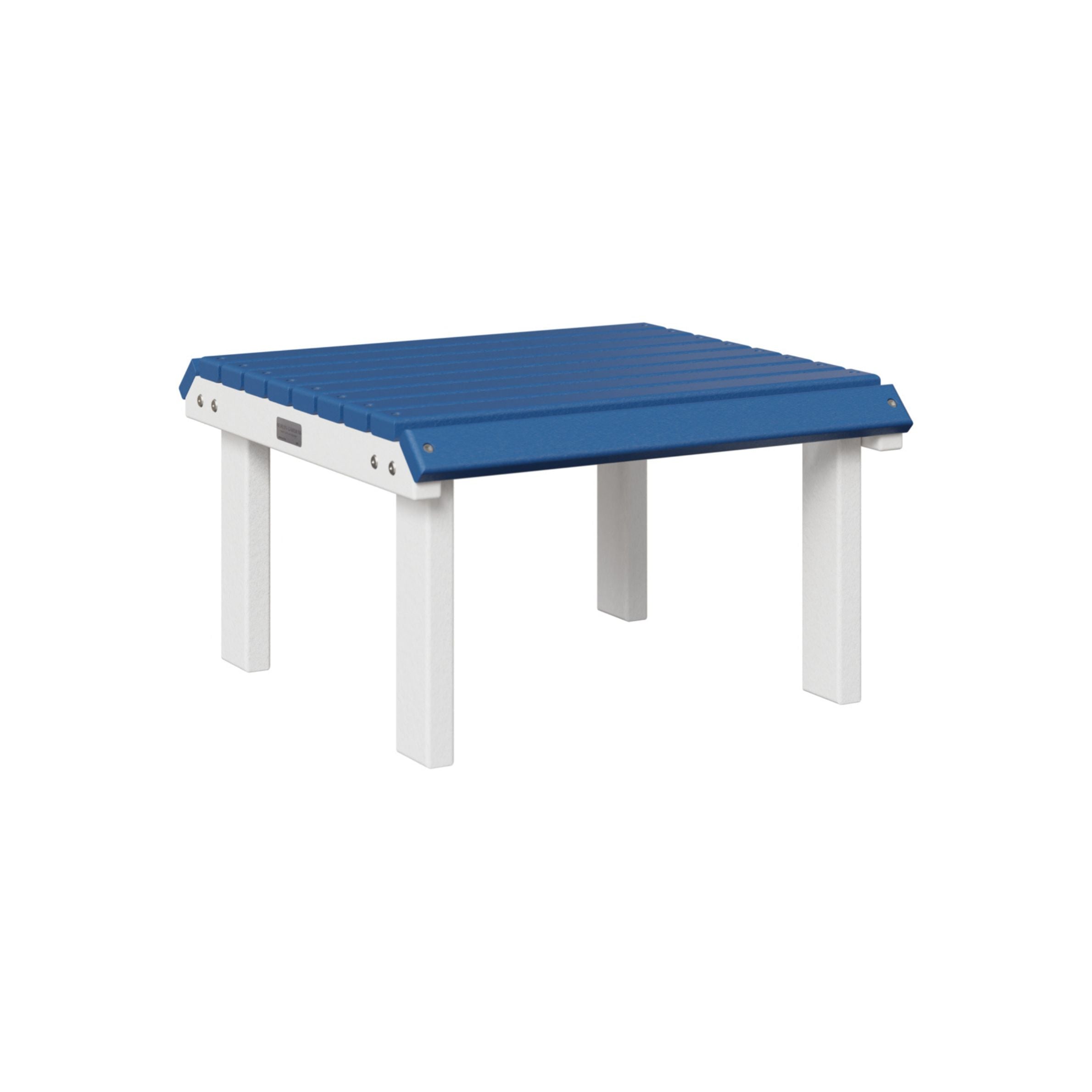 Berlin Gardens Outdoor Poly Lumber Stationary Footstool
