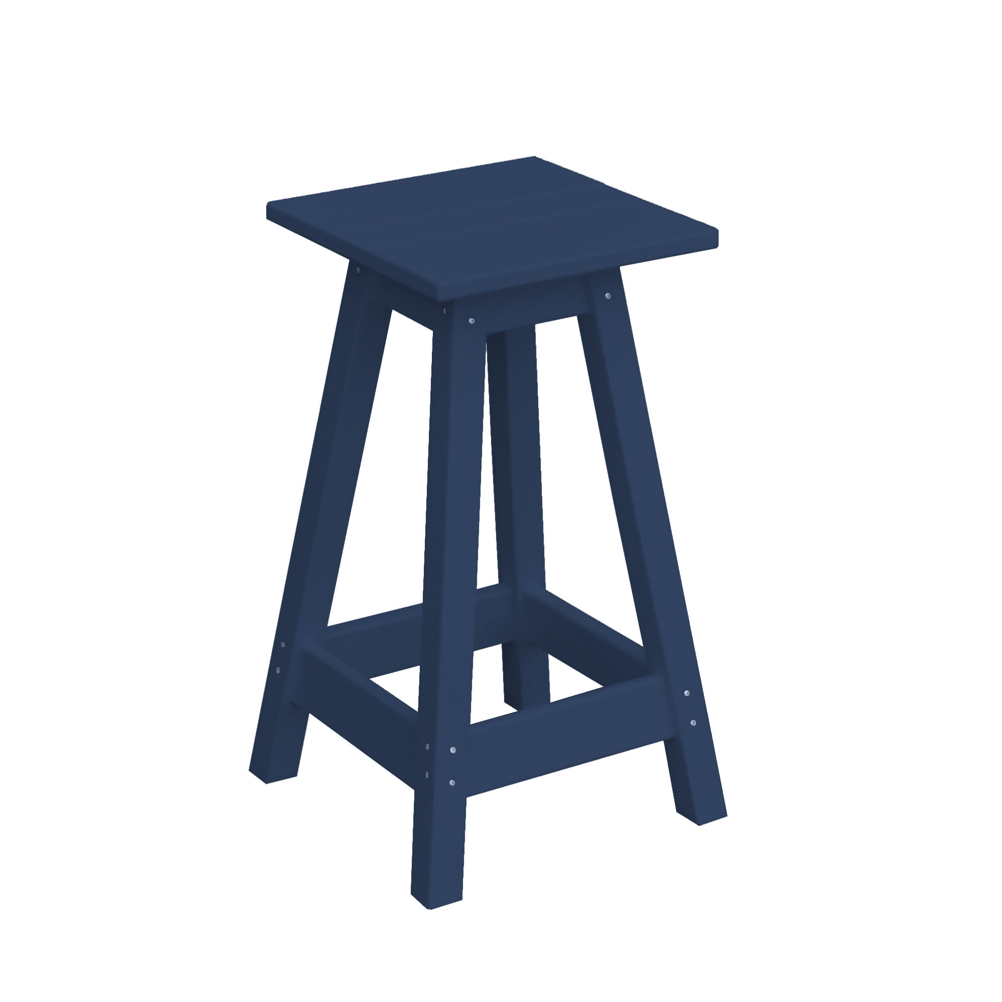 Keystone Amish Co. Square Poly Outdoor Counter Stool