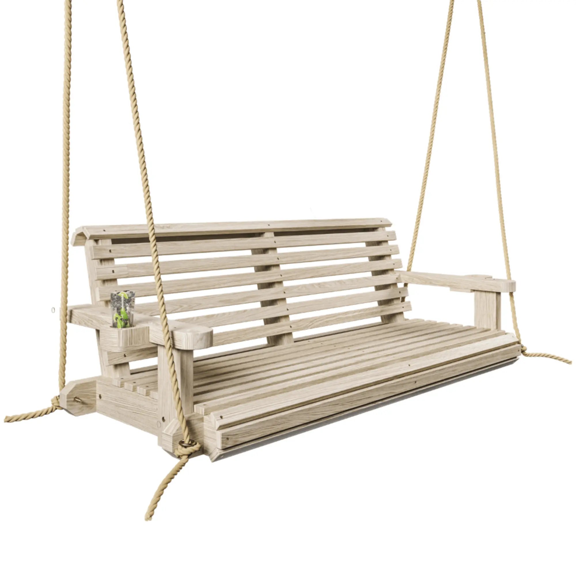 Porchgate Amish Heavy Duty 700 Lb Roll Comfort Treated Porch Swing