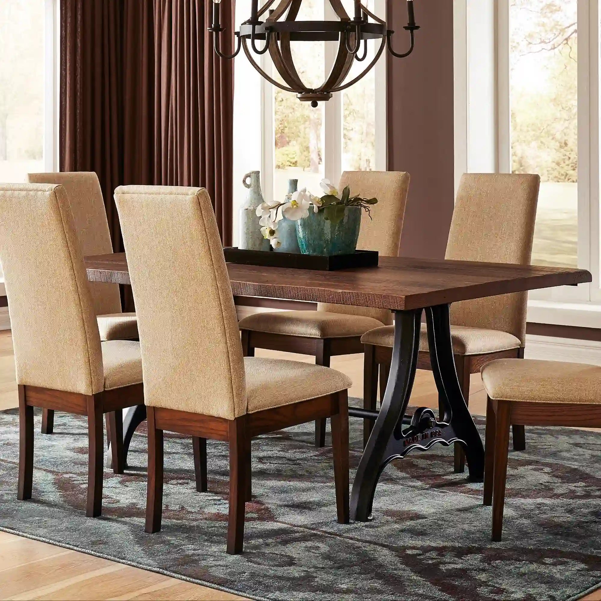 Hoosier Timbercraft Portage Live Edge Dining Table