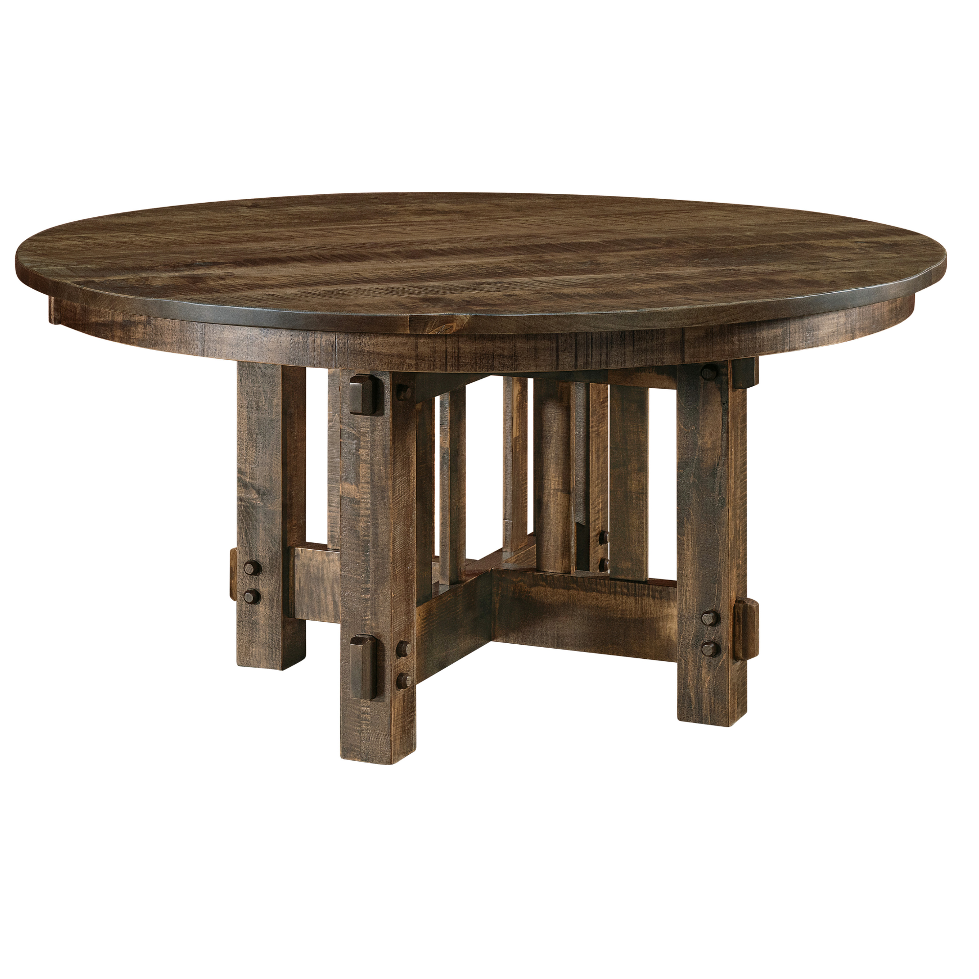 Hoosier Timbercraft Knox Rough Sawn Wormy Maple Table