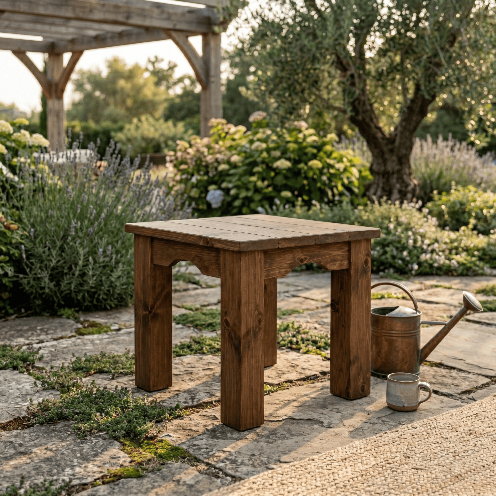 Keystone Amish Co. Red Cedar Square Outdoor End Table